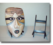 Mask Stand (Wood)